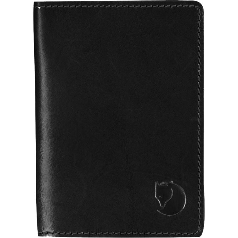 Fjallraven Kanken - Black Leather Passport Cover Fjällräven Outlets