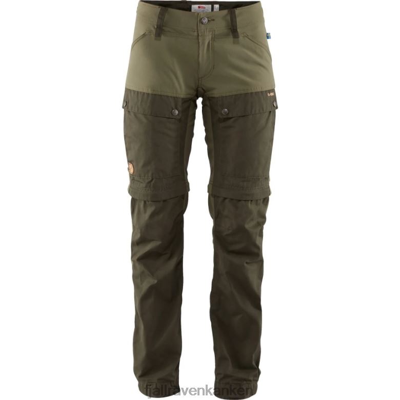 Fjällräven Polska - Deep Forest-Laurel Green Fjällräven Outlets Keb Gaiter Trousers W Long