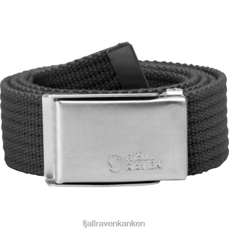 Fjällräven Polska - Fashion Fjällräven Outlets Merano Canvas Belt Dark Grey