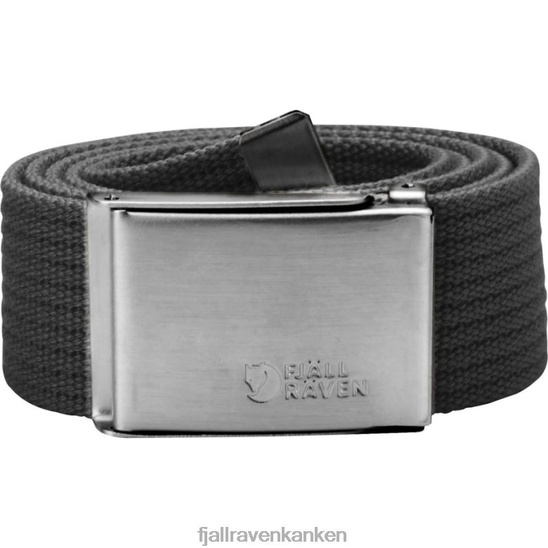 Fjällräven Polska - Fashion Fjällräven Outlets Canvas Belt Dark Grey