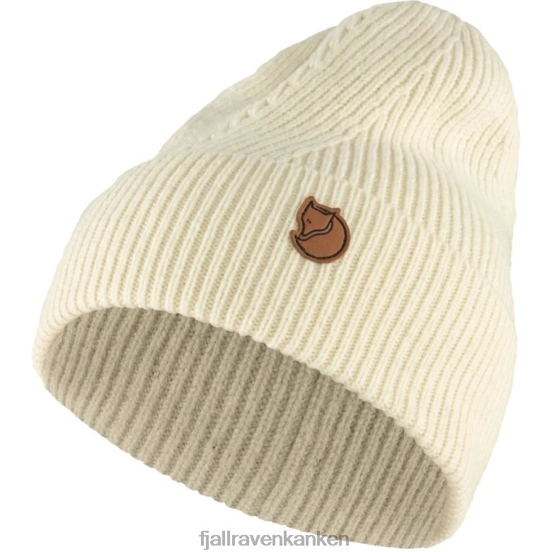 Fjallraven Kanken - Chalk White Directional Rib Beanie Fashion Fjällräven Outlets