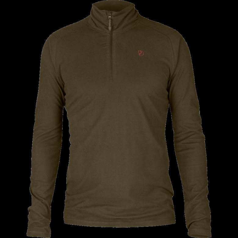 Fjallraven Kanken - Pine Half Zip M Dark Olive Fjällräven Outlets