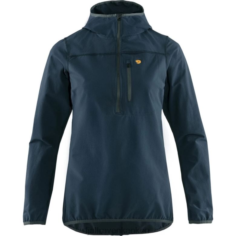Fjällräven Polska - Fjällräven Outlets Bergtagen Stretch Half Zip W Mountain Blue