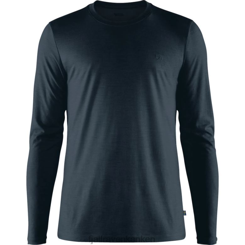 Fjallraven Kanken - Dark Navy Abisko Wool Ls M Fashion Fjällräven Outlets