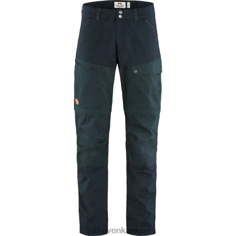 Fjällräven Polska - Dark Navy Fjällräven Outlets Abisko Midsummer Zip Off Trousers M Long