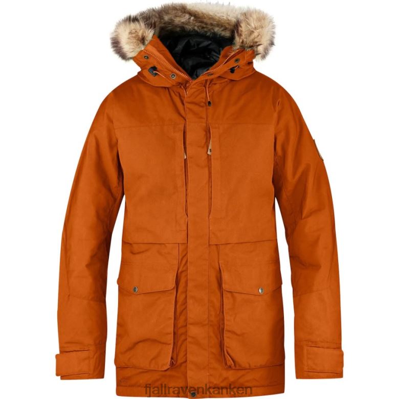 Fjällräven Polska - Fjällräven Outlets Barents Parka M Autumn Leaf