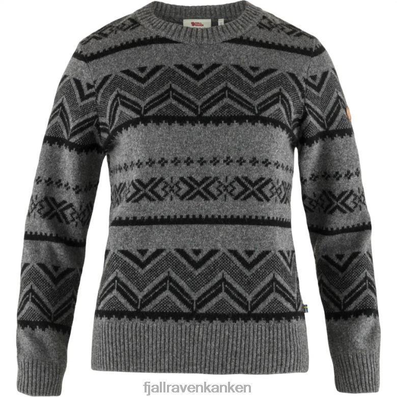 Fjallraven Kanken - Dark Grey Greenland Re-Wool Pattern Knit W Fjällräven Outlets