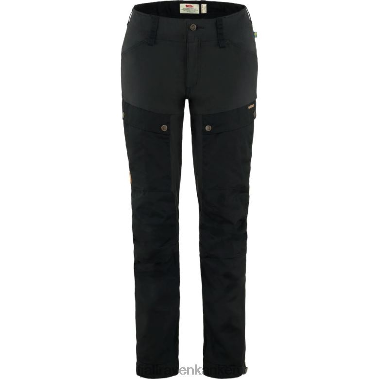 Fjallraven Sklep - Fjällräven Outlets Black Keb Trousers W Reg
