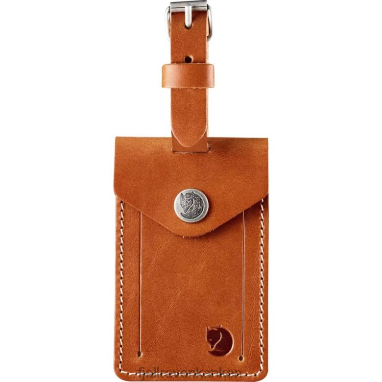 Fjallraven Sklep - Fjällräven Outlets Leather Cognac Leather Luggage Tag