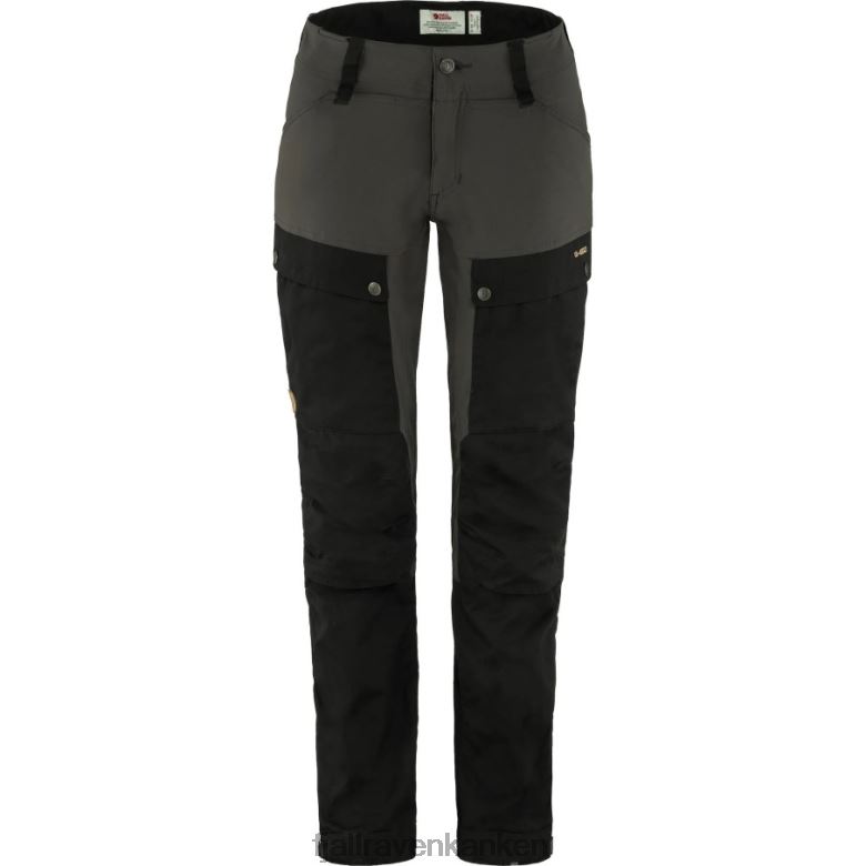 Fjallraven Kanken - Keb Trousers W Reg Black-Stone Grey Fjällräven Outlets