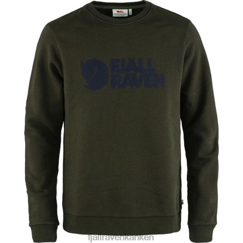 Fjällräven Polska - Deep Forest Fjällräven Outlets Logo Sweater M