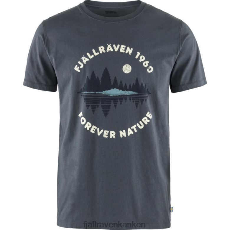 Fjallraven Sklep - Forest Mirror T-Shirt M Fjällräven Outlets Navy