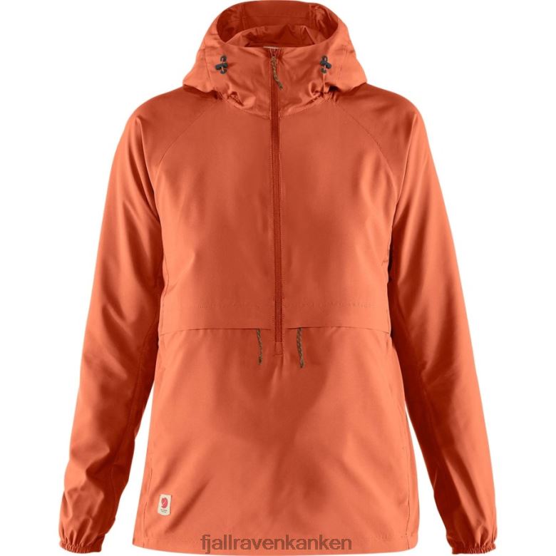 Fjällräven Polska - Fjällräven Outlets High Coast Lite Anorak W Rowan Red