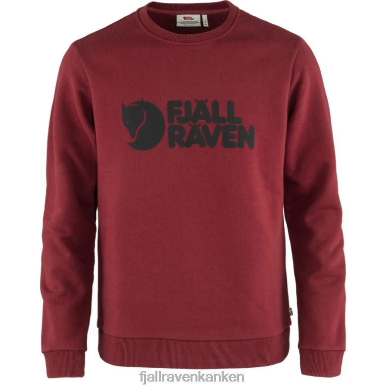Fjallraven Kanken - Logo Sweater M Red Oak Fjällräven Outlets