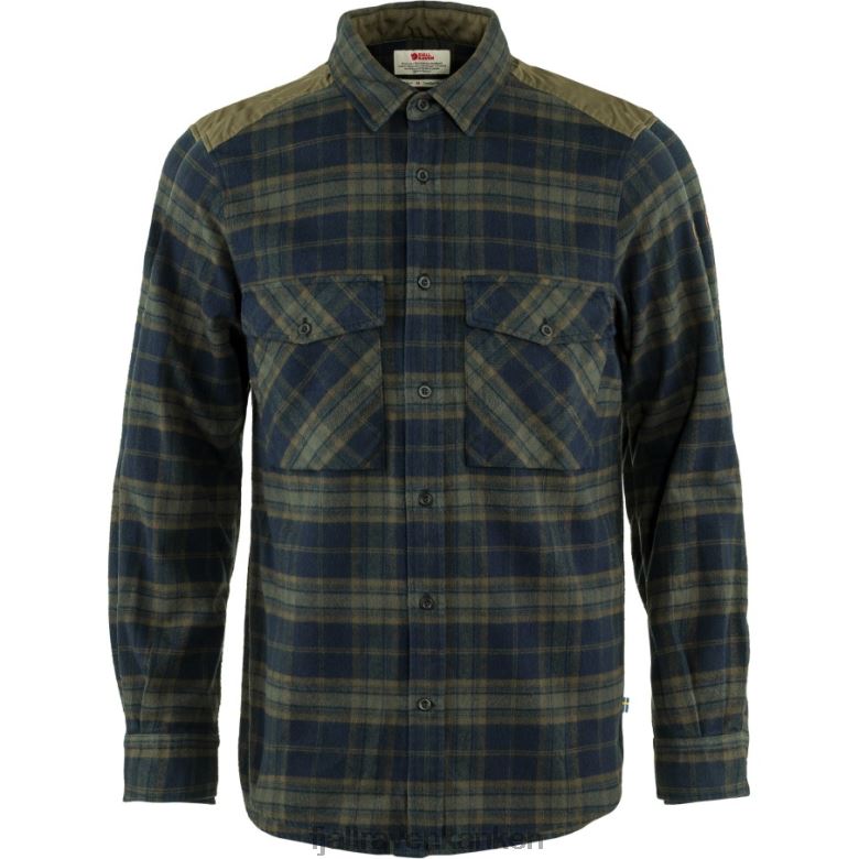 Fjallraven Kanken - Övik Twill Shirt M Dark Navy-Basalt Fjällräven Outlets