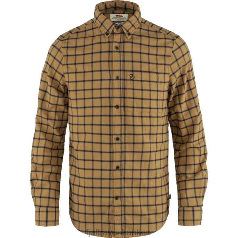 Fjallraven Kanken - Buckwheat Brown-Dark Navy Övik Flannel Shirt M Fjällräven Outlets