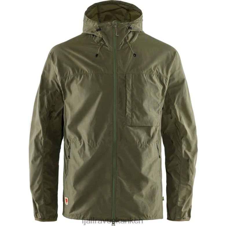 Fjallraven Sklep - Fjällräven Outlets Green High Coast Wind Jacket M