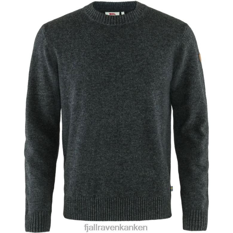 Fjallraven Kanken - Dark Grey Övik Round-Neck Sweater M Fjällräven Outlets