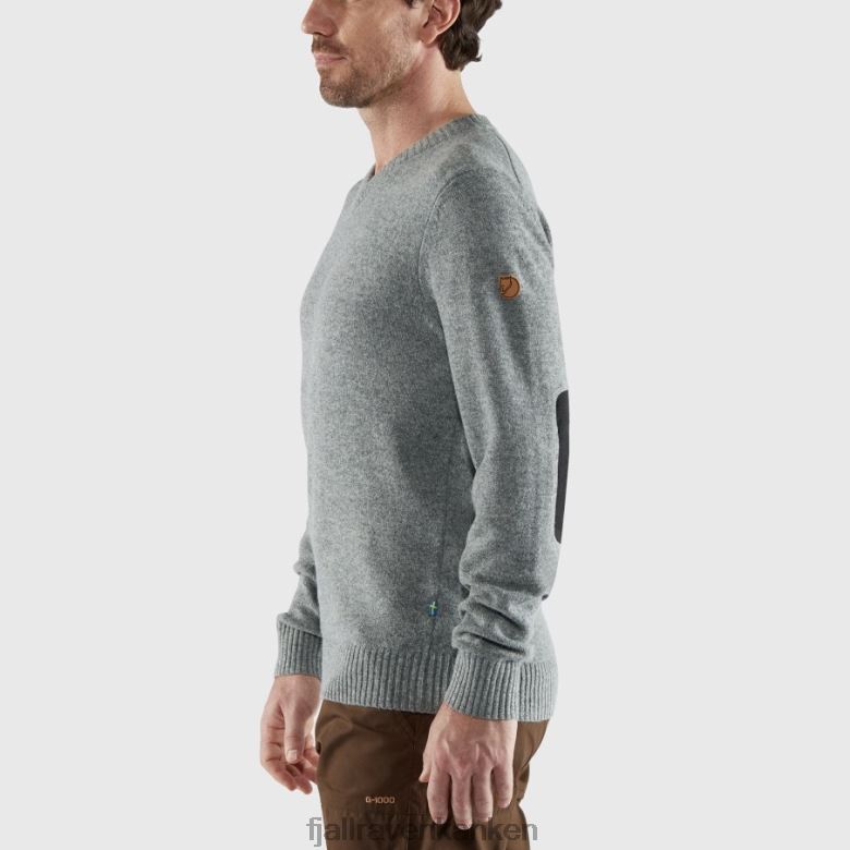 Fjallraven Kanken - Övik V-Neck Sweater M Dark Grey Fjällräven Outlets