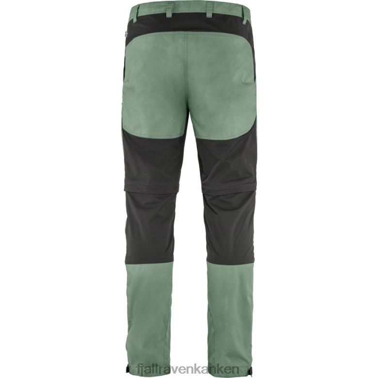 Fjallraven Sklep - Fjällräven Outlets Patina Green-Dark Grey Abisko Lite Trekking Zip-Off M Reg