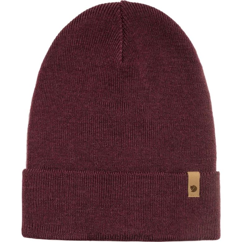 Fjallraven Kanken - Classic Knit Hat Dark Garnet Fjällräven Outlets