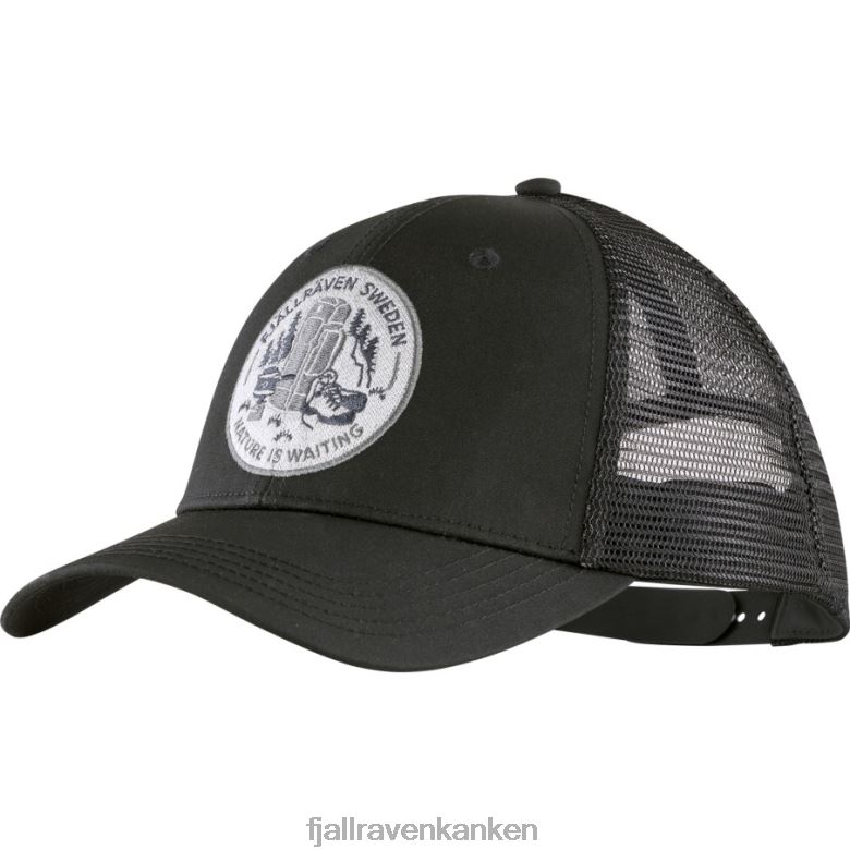 Fjallraven Sklep - Fjällräven Outlets Black Fikapaus Långtradarkeps
