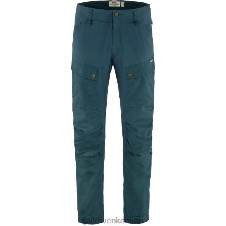 Fjällräven Polska - Fjällräven Outlets Keb Trousers M Long Mountain Blue-Mountain Blue