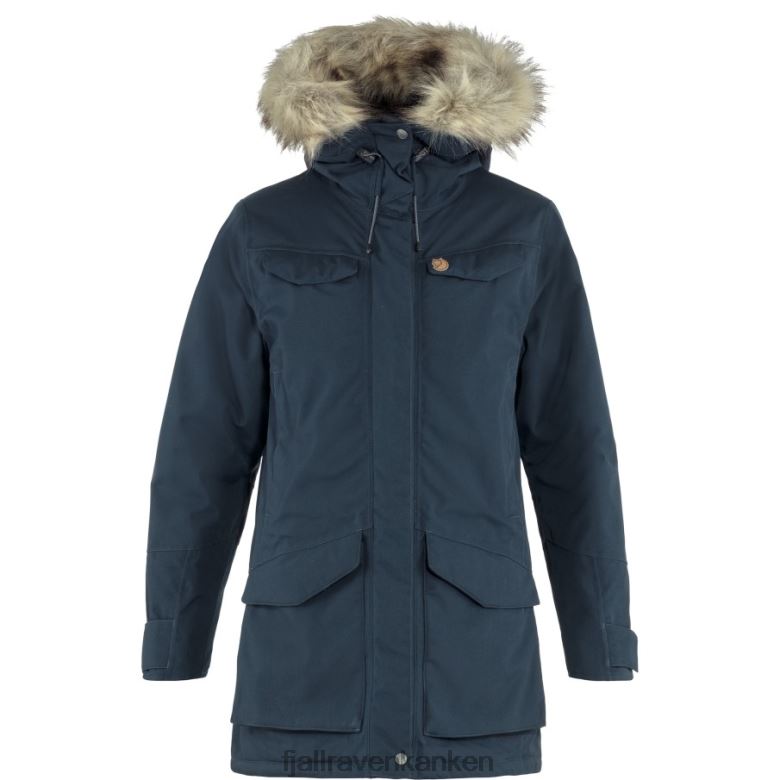 Fjallraven Kanken - Nuuk Parka W Dark Navy Fjällräven Outlets