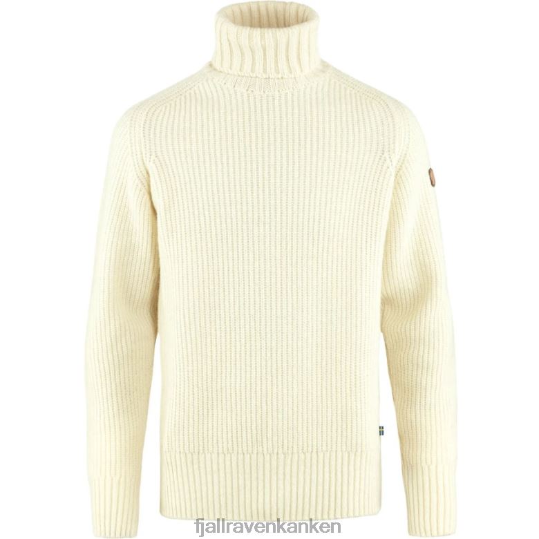 Fjallraven Kanken - Chalk White Övik Roller Neck Sweater M Fjällräven Outlets
