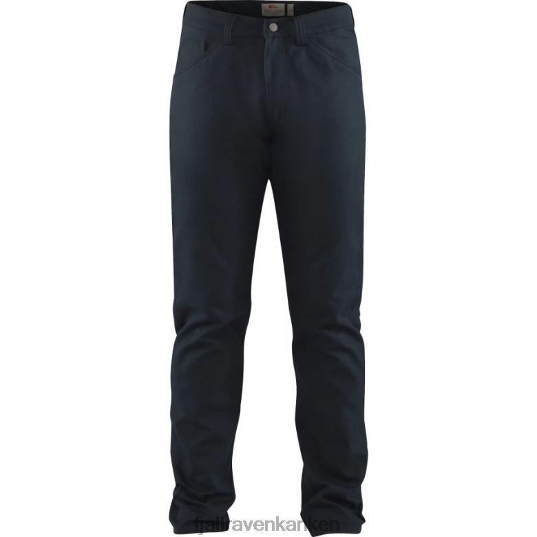 Fjallraven Kanken - Dark Navy Greenland Canvas Jeans M Long Fjällräven Outlets