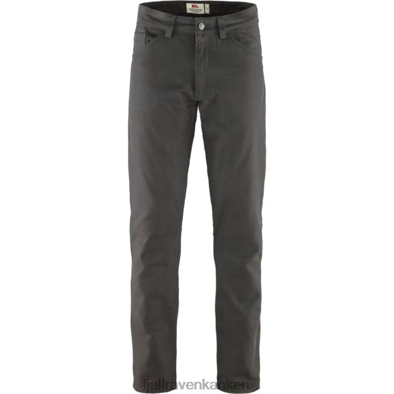Fjällräven Polska - Fjällräven Outlets Greenland Canvas Jeans M Long Dark Grey
