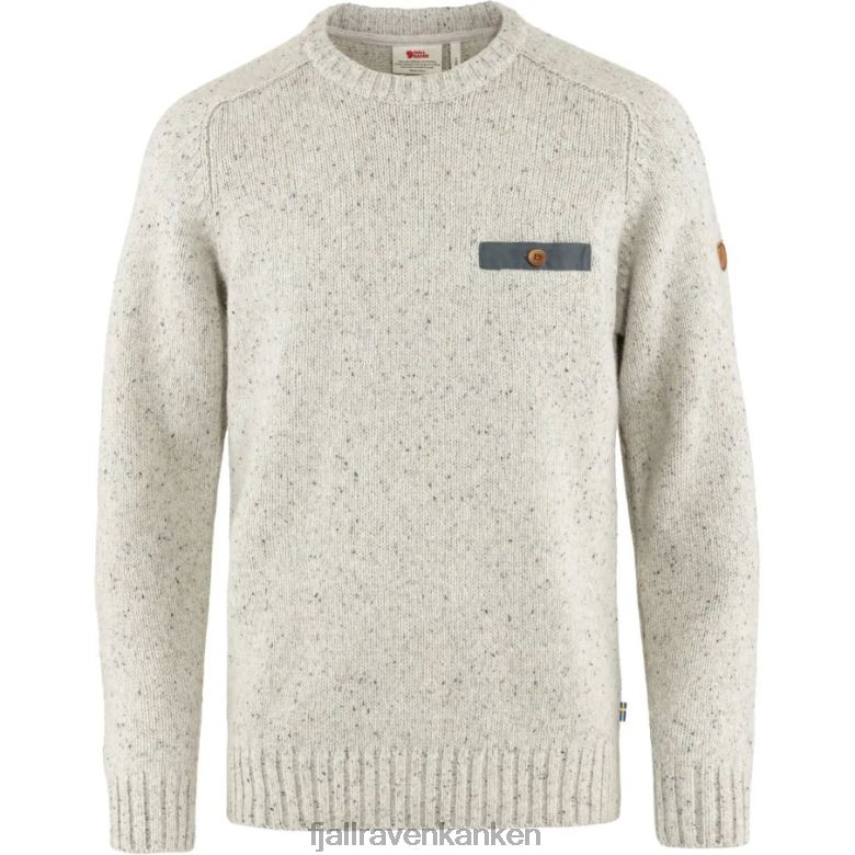 Fjällräven Polska - Fjällräven Outlets Lada Round-Neck Sweater M Chalk White