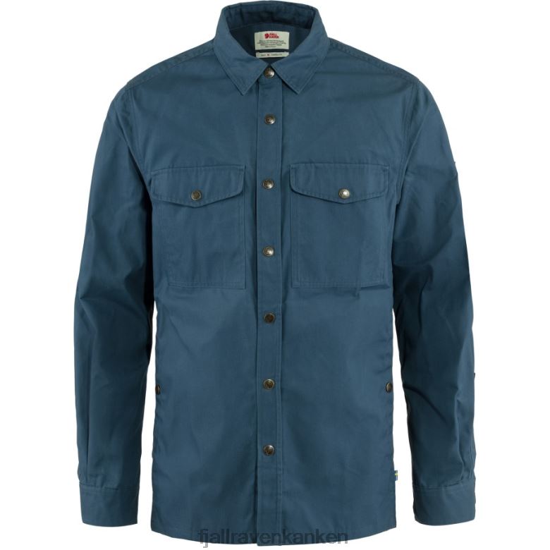 Fjallraven Kanken - Singi Overshirt M Indigo Blue Fashion Fjällräven Outlets