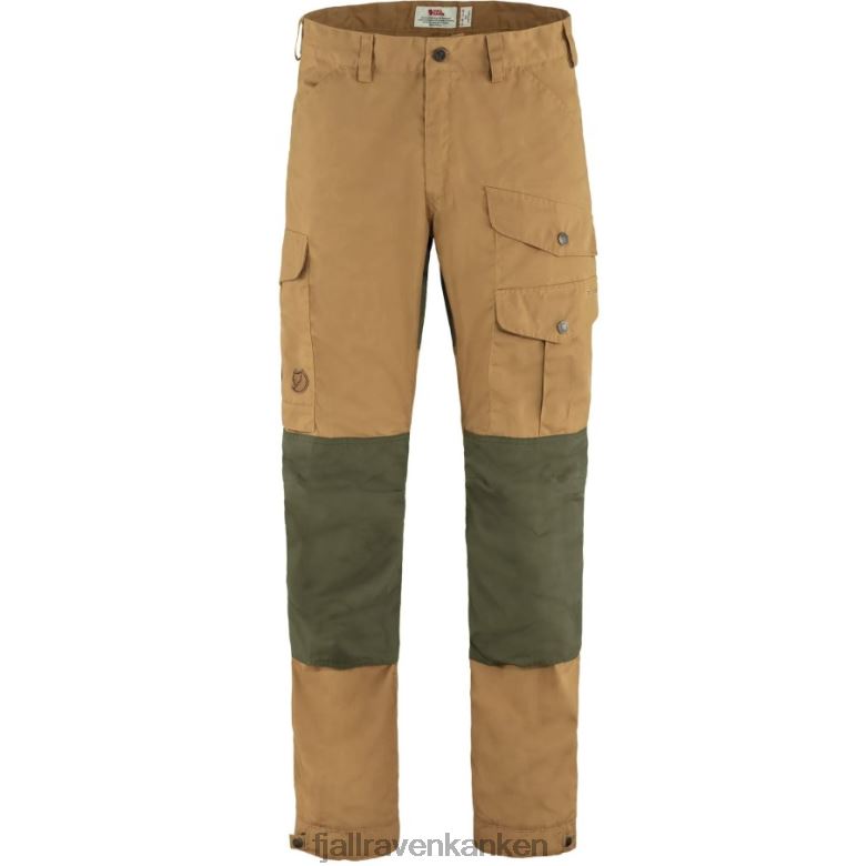 Fjallraven Sklep - Fjällräven Outlets Buckwheat Brown-Laurel Green Vidda Pro Trousers M Long