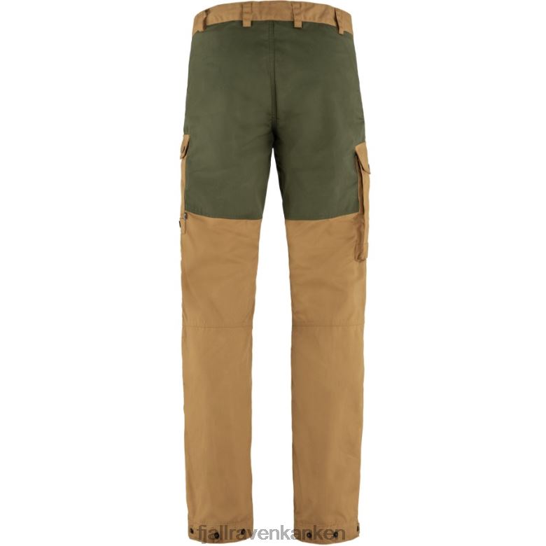 Fjallraven Sklep - Fjällräven Outlets Buckwheat Brown-Laurel Green Vidda Pro Trousers M Long
