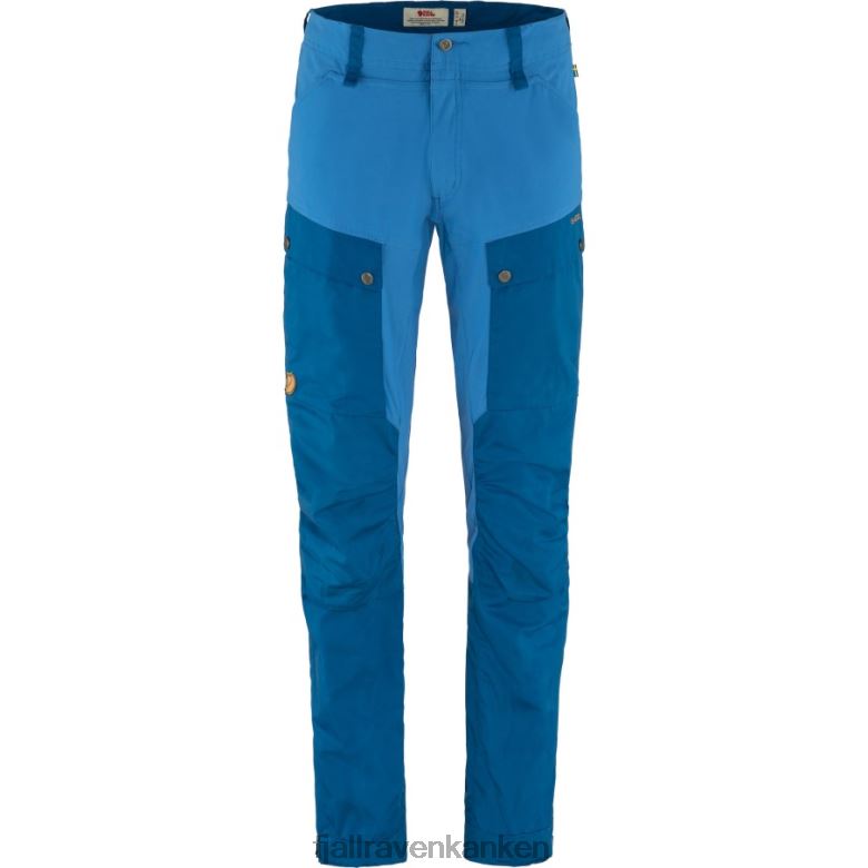 Fjällräven Polska - Fjällräven Outlets Keb Trousers M Reg Alpine Blue-UN Blue
