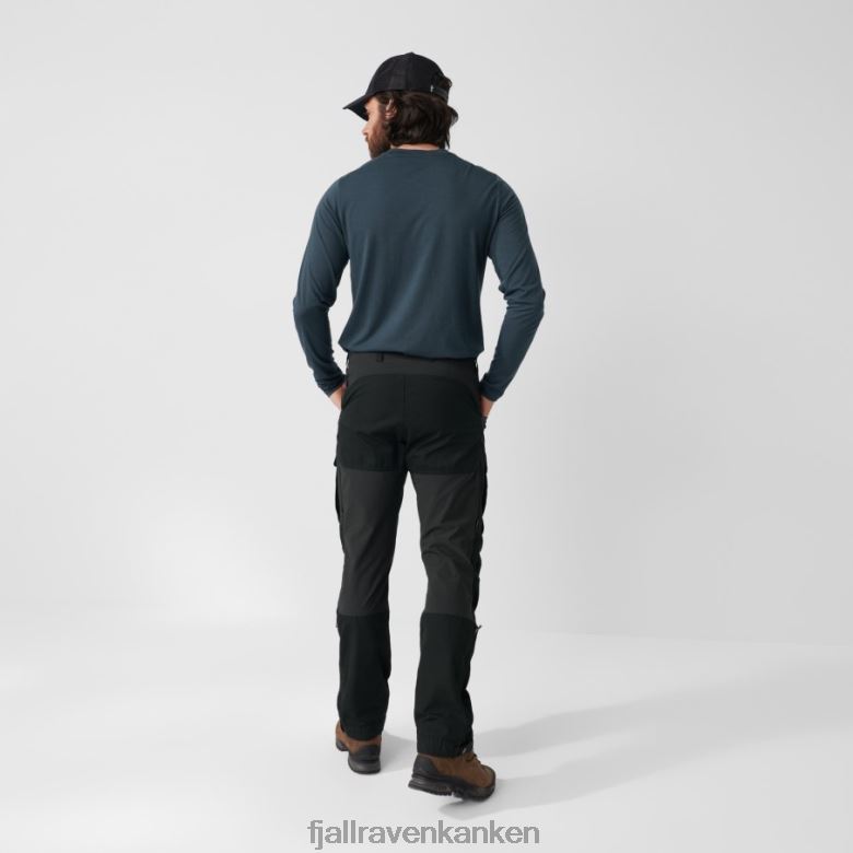 Fjällräven Polska - Fjällräven Outlets Keb Trousers M Reg Alpine Blue-UN Blue