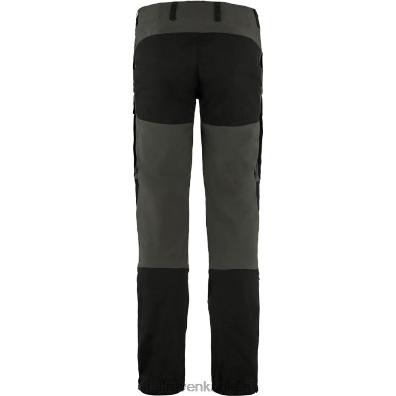 Fjallraven Sklep - Keb Trousers M Reg Fashion Fjällräven Outlets Black-Stone Grey
