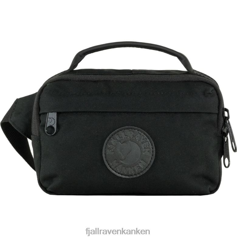 Fjallraven Kanken - Kånken No. 2 Black Hip Pack Black Fjällräven Outlets