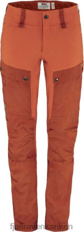 Fjallraven Kanken - Keb Trousers W Short Cabin Red-Rowan Red Fjällräven Outlets